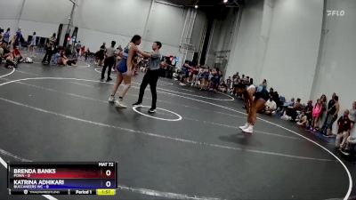 185 lbs Placement (4 Team) - Shayla Martinez, POWA vs Michaela Thomas, PA West Black