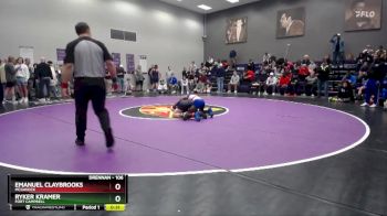 106 lbs Cons. Round 4 - Ryker Kramer, Fort Campbell vs Emanuel Claybrooks, McGavock