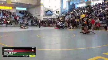 160 lbs Cons. Semi - Cole Dempsey, Lake Forest H S vs Tim O`Hara, Milford Senior