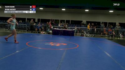 148 lbs Consolation - Faith Bane, NC vs Ryen Hickey, CO
