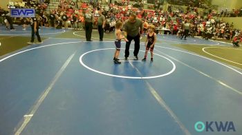 52 lbs Round Of 16 - Samuel Voss, Skiatook Youth Wrestling vs Serenity Brasher, Buck Pride Wrestling