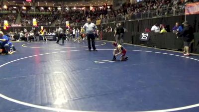 84 lbs Round Of 16 - Ava Orfino, Susquenita vs Lexi Barto, Hughesville