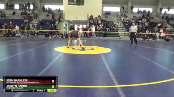 197 lbs Quarterfinal - Josh Harkless, Rochester Institute Of Technology vs Jaedyn Harris, McDaniel College