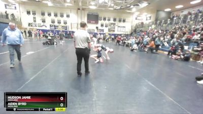 100 lbs Semifinal - Hudson Jamie, Highland vs Aiden Byrd, Highland