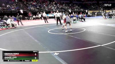 113 Class 3 lbs Cons. Round 2 - Eberson Perez, McDonald County vs Parker Lock, Helias Catholic