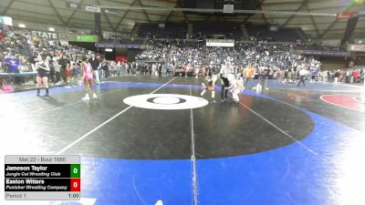 70 lbs 1st Place Match - Jameson Taylor, Jungle Cat Wrestling Club vs Easton Witters, Punisher Wrestling Company