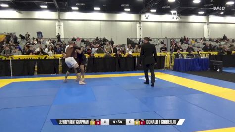 Donald F Snider JR vs Jeffrey Kent Chapman 2024 World IBJJF Jiu-Jitsu No-Gi Championship