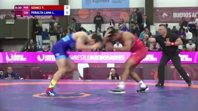 74 kg Quarterfinal - Franklin Gomez, PUR vs Leon Peralta, CHI