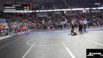 61 lbs Quarterfinal - Roman Brake, Salina vs Stetson Madl, Independence