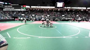 108 lbs Champ. Round 2 - Jade Adkins, Unattached vs Aerieona Page, CGY2