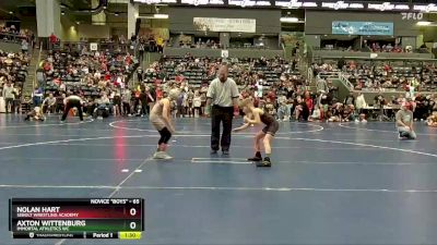 65 lbs Champ. Round 2 - Nolan Hart, Sebolt Wrestling Academy vs Axton Wittenburg, Immortal Athletics WC