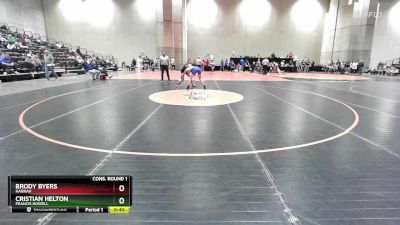 132 lbs Cons. Round 1 - Cristian Helton, Francis Howell vs Brody Byers, Harrah