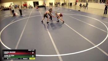 127 Championship Bracket Cons. Round 4 - Cade Elzen, Stillwater vs Owen Rhode, Anoka