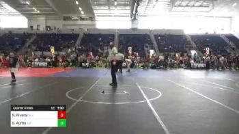 109 lbs Quarterfinal - Samantha Rivera, California Grapplers vs Shayna Auren, Tuf California Wrestling Academy