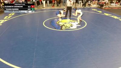 105 lbs Cons. Round 3 - Eliana Badeen, Unattached vs Elizabeth Castrejon, Unattached