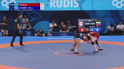 53 kg Finals 1-2 - Kaura Coles, Canada vs Alexa Alvarez Valenzuela, Venezuela
