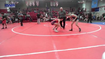 89-97 lbs Rr Rnd 2 - Gracie Majors, Grove Takedown Club vs Paisley Heflin, Vinita Kids Wrestling