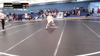 125 lbs Cons. Round 5 - Ryan Dugan, Colorado School Of Mines vs Austin Berry, Mary