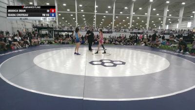95 lbs Jessica Dean, Colorado vs Giada Croteau, Pennsylvania BlueG