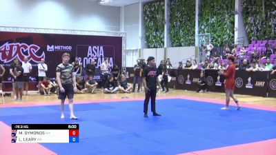 M. SYMONDS vs L. LEARY 2024 ADCC Asia & Oceania Championship 2