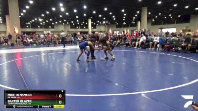 106 lbs Placement Matches (32 Team) - Baxter Blazek, Team Chattanooga vs Mike Densmore, MF Army