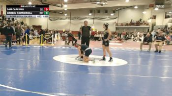 114 lbs Consolation - Ainsley Southergill, Frontier vs Sam Carcamo, Excel Academy