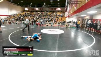 85 lbs 5th Place Match - Brecken Rohrer, CY Middle School vs Parker Nelson, Shoshoni Junior High School