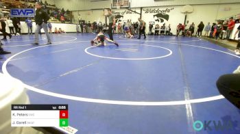 67 lbs Rr Rnd 1 - Kasen Peters, Claremore Wrestling Club vs Jaxon Garell, Skiatook Youth Wrestling