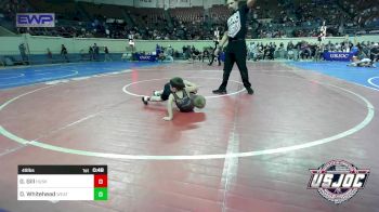 49 lbs Round Of 16 - Grady Gill, Husky Wrestling Club vs Deklin Whitehead, Weatherford Youth Wrestling