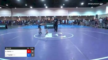 57 lbs Prelims - Kellibell Bono, Hammer Chicks vs Jordyn Traster, Riot Performance Academy