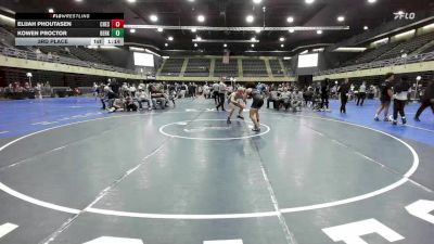 3rd Place - Elijah Phoutasen, Chesapeake vs Kowen Proctor, Berkeley Springs