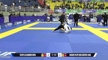Kauan Felipe Dos Santos Lima vs Felipe Alexandre Ohta 2025 Brasileiro Jiu-Jitsu IBJJF