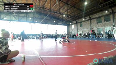 117 lbs Rr Rnd 1 - Gracelyn Vaughn, Morris Wrestling Association vs Sophia Bennett, Lady Outlaws