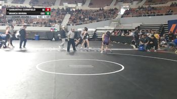 109-D1 Champ. Round 1 - Samantha Cornfield, Mesa High School vs Bianca Rivera, Canyon View High School