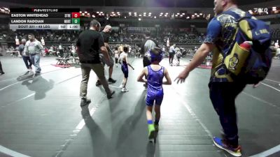 49 lbs Round Of 32 - Easton Whitehead, Streaks Wrestling Club vs Landon Radoian, Northern Valley