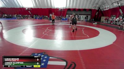 190 lbs Round 1 (6 Team) - Lukas Bohler, Princeton Tigers vs Carson Klumpyan, Marathon