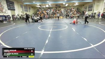 132 lbs Cons. Round 3 - Sy`Aiden Blanco, University vs Aiden Aguilar, Santa Ana