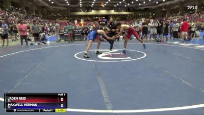 150 lbs Champ. Round 2 - Jaden Reid, CA vs Maxwell Herman, TX