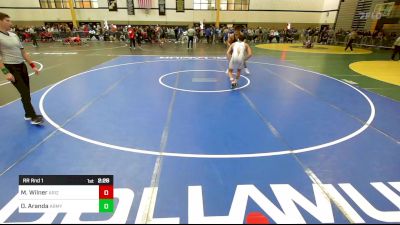 174C lbs Rr Rnd 1 - Max Wilner, Arizona State vs Oscar Aranda, Army West Point