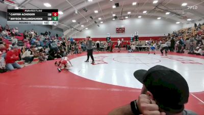 58-61 lbs Round 5 - Bryson Tellinghuisen, Eaton Reds WC vs Carter Achziger, Eaton Reds WC
