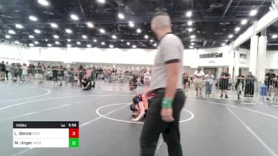 145 lbs Rr Rnd 1 - Lillian Benoe, Ocrtc vs McKenna Unger, Hotshots Wrestling