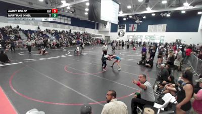 125 lbs Champ. Round 1 - Aanye Tellez, Mayfair vs MaryJane O`Neil, Team Thunder