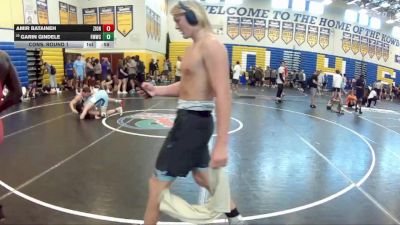 165 lbs Cons. Round 1 - Garin Gindele, Fort Myers Wrestling Club vs Amir Bataineh, Somerset Academy