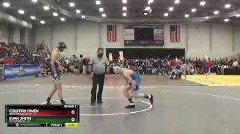 132 lbs Round 2 (3 Team) - Evan Smith, Pittsford HS vs Coleton Owen, Horseheads Sr HS