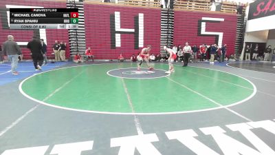 126 lbs Consi Of 8 #2 - Michael Canova, North Attleborough vs Ryan Spahiu, Hingham