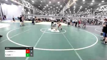 98 lbs Quarterfinal - Jesse Justice, BullTrained vs Seth Kolb, Triumph