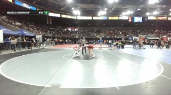 110 lbs Champ. Round 2 - Jessica Aldershof, Mountain Home vs Gracie Gray, Redmond