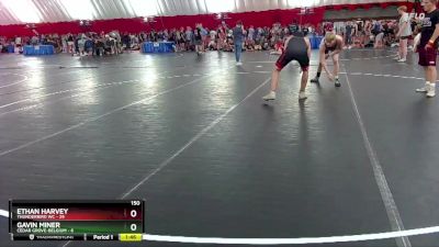 150 lbs Round 2 (6 Team) - Ethan Harvey, Thunderbird WC vs Gavin Miner, Cedar Grove-Belgium