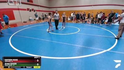 105 lbs Round 1 (8 Team) - Evan Baker, Team Tacos vs Hayden Ross, 208 Elite