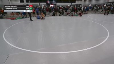 106 lbs Cons. Quarters - Gabriel Ryzyi, Michigan vs Jaxson Hackett, Lake Gibson High School Wrestling